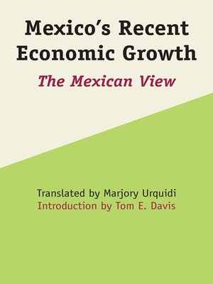 cover image of Mexico's Recent Economic Growth